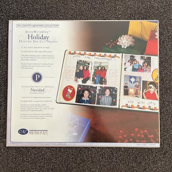 Creative Memories Done in One Lot 1 Holiday and 1 Halloween Die Cut Shapes NWT - Picture 7 of 15